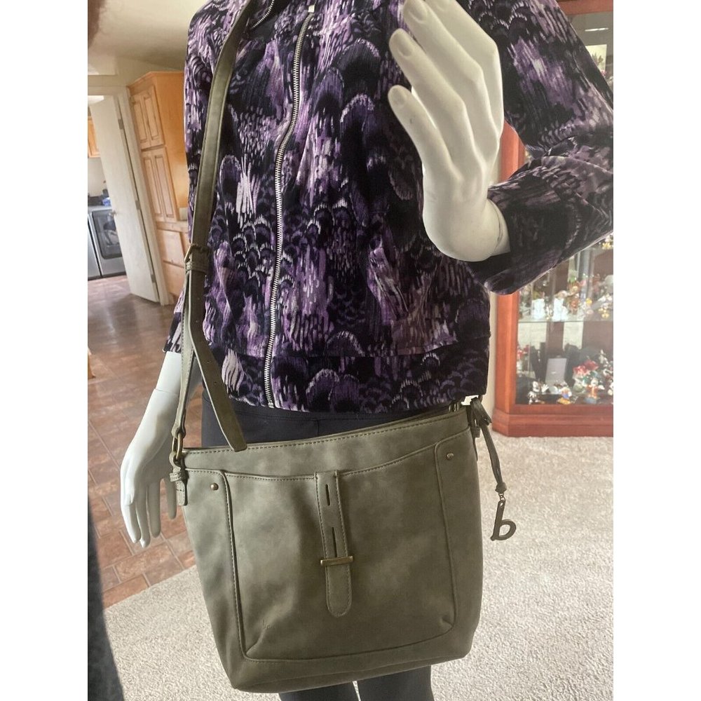 Aged Green Color Born Concept Purse New Without Tags